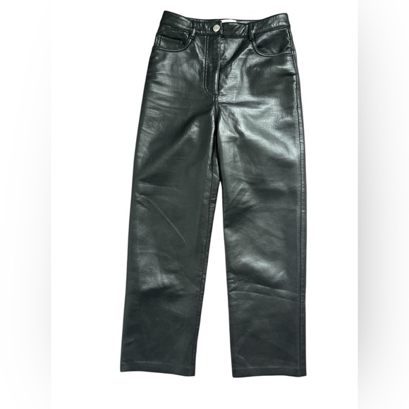 Aritzia Pants - Wilfred Aritzia Melina Vegan Faux Leather High Waisted Pants Women's Size 0